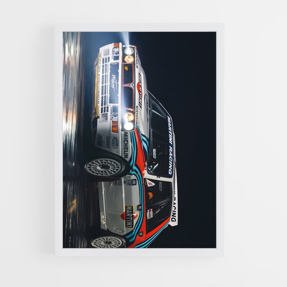 Poster Night Drive Delta – affiche Lancia (vue 3)